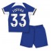 Chelsea Wesley Fofana #33 Barnkläder Hemma matchtröja till baby 2023-24 Kortärmad (+ Korta byxor) Billigt
